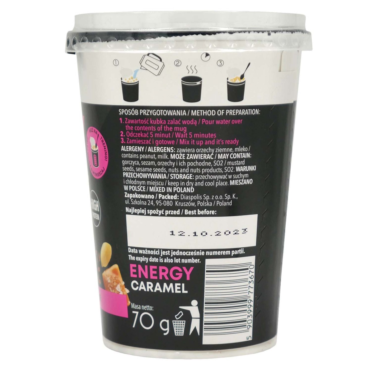Jaglanka musli słony karmel 70g